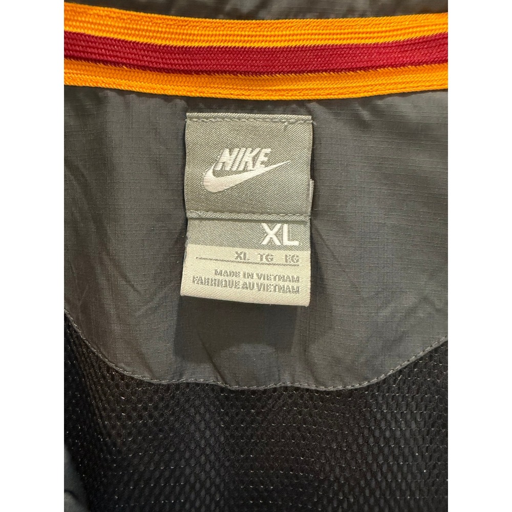 Vtg Nike Air Mens Windbreaker Jacket XL Black Grey Full Zip Mesh Lined Track - Picture 4 of 11